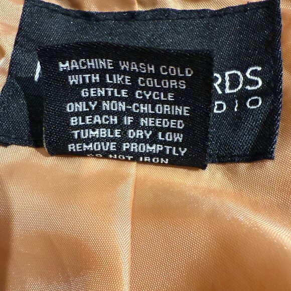 Mark Edwards Studio Women's Tan Teddy casual coat; Size L - Picture 4 of 7